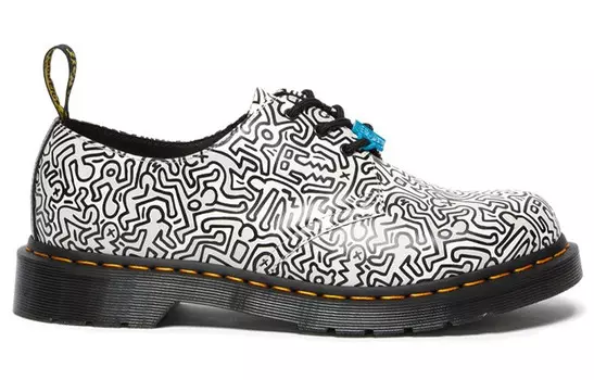 Полуботинки Dr.Martens Keith Haring 1461 Printed 'Black White' Women's