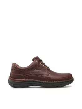 Полуботинки Nature Three Clarks, коричневый