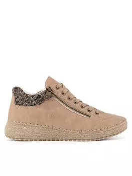 Полуботинки Rieker, бежевый