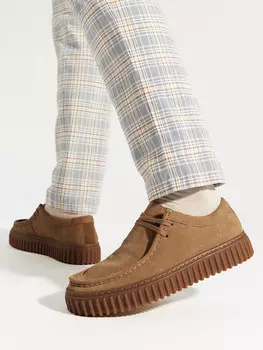 Полуботинки Torhill Lo Clarks, коричневый