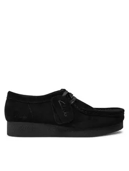 Полуботинки Wallabee Evo Sh Clarks, черный