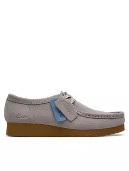 Полуботинки Wallabeeevosh 26181477 Clarks, серый
