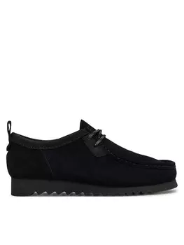 Полуботинки Wallabeeftrelo Clarks, черный