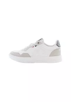 Полукеды U.S. Polo Assn., бело-коричневые