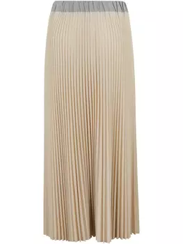 Полукутюрная юбка Marina maxi Semicouture, серый