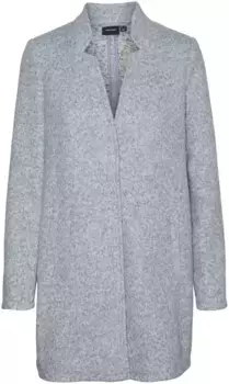 Полупальто Vero Moda "VMBRUSHEDKATRINE AW JACKET ENT", для перехода, синий