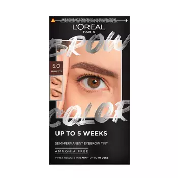 Полуперманентная краска для бровей Brow Color L'Oreal, цвет brunette
