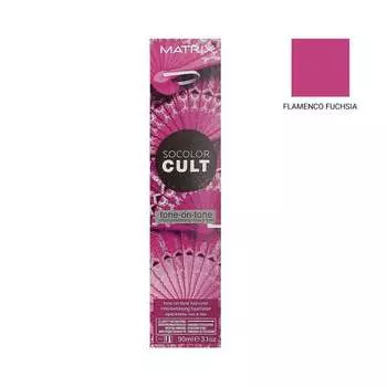 Полуперманентная краска для волос (FLAMENCO FUCHSIA), 90 мл Matrix, Socolor Cult Demi-Permanent/Tone-On-Tone