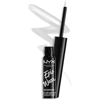 Полуперманентная жидкая подводка Epic Wear, белая, Nyx Professional Makeup