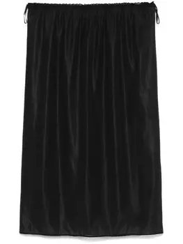 Полупрозрачная юбка миди Carven, черный