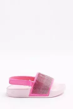 Ползунки Girls Ri Diamonde River Island, розовый