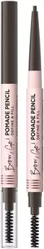 Помада для бровей Eveline Brow & Go, Eveline Dark Brown