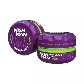 Помада для волос 04 регби, 150 мл Nishman Hair styling wax