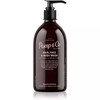 Pomp & Co Гель-гель для душа и тела 2 в 1 Doccia e Shampoo 1000 мл