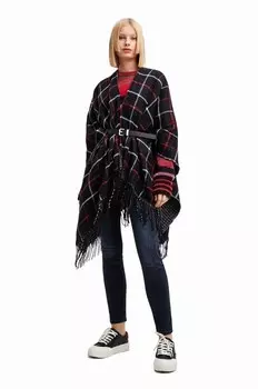 Пончо Desigual, черный