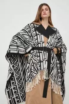 Пончо Twinset, черный