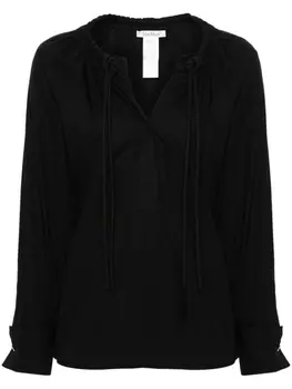 Поплиновая блузка Ario Max Mara, черный