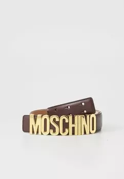 Пояс BELTS MOSCHINO, коричневый