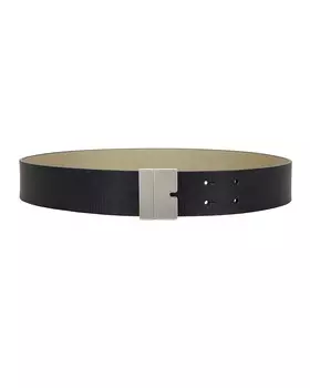 Пояс Burberry, цвет Black & Sliver