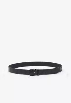 Пояс EMBOSSED MONOGRAM Lacoste, черный