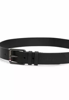 Пояс EMBOSSED Tommy Hilfiger, черный
