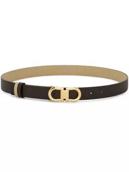 Пояс Ганчини Ferragamo, коричневый