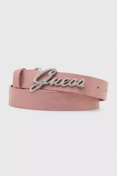 Пояс Guess, розовый