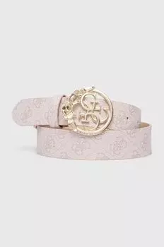 Пояс Guess, розовый