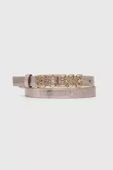 Пояс Guess, серебряный