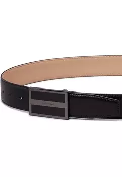 Пояс INLAID PLAQUE Calvin Klein, черный