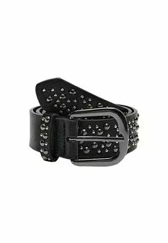 Пояс IRREGULAR RHINESTONE Stradivarius, черный