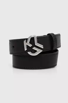 Пояс Karl Lagerfeld Jeans, черный