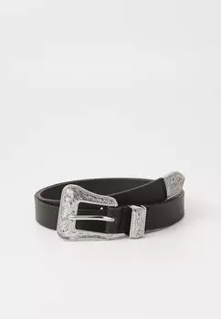 Пояс LEATHER UNISEX Zign, черный