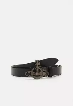 Пояс LINE ORB BUCKLE BELT UNISEX Vivienne Westwood, черный