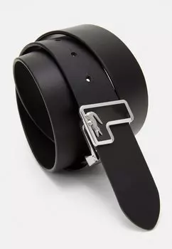 Пояс PLAIN BELT Lacoste, черный