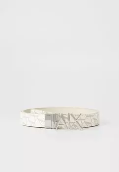 Пояс PLATE BELT Armani Exchange, белый
