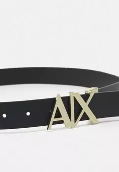 Пояс REVERSIBLE BELT UNISEX Armani Exchange, черный