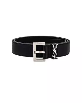Пояс Saint Laurent, черный