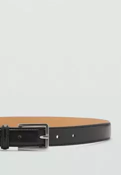 Пояс SLIM Mango, черный