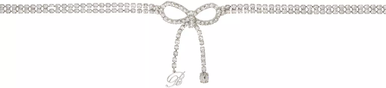 Пояс со стразами ilver/Crystal Blumarine