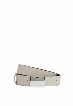 Пояс SQUARE-BUCKLE Reiss, бежевый