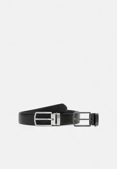 Пояс STITCHED BOX SET Lacoste, черный