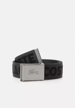 Пояс WEBBING Lacoste, темно-серый