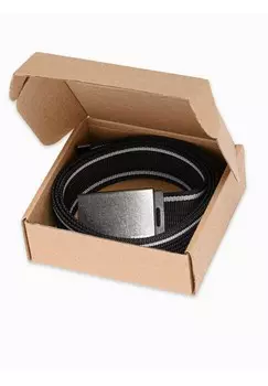 Пояс WEBBING Ombre, черный