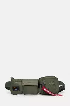 Поясная сумка Alpha Industries, зеленый