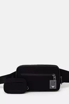 Поясная сумка Emporio Armani, черный