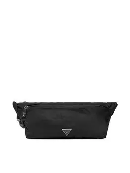 Поясная сумка Guess текстильная, черный