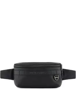 Поясная сумка из искусственной кожи Armani Exchange, черный