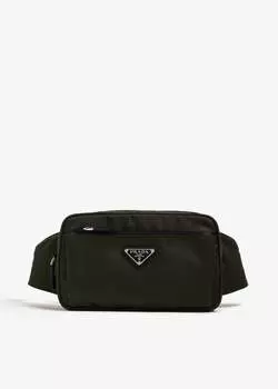 Поясная сумка Prada Re-Nylon, зеленый