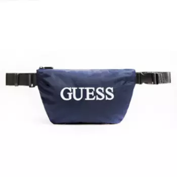 Поясная сумка quarto с логотипом Guess, синий